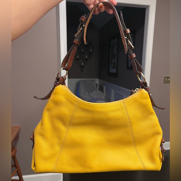 Dooney & Bourke Vibrant Yellow Shoulder Bag - Picture 2 of 5